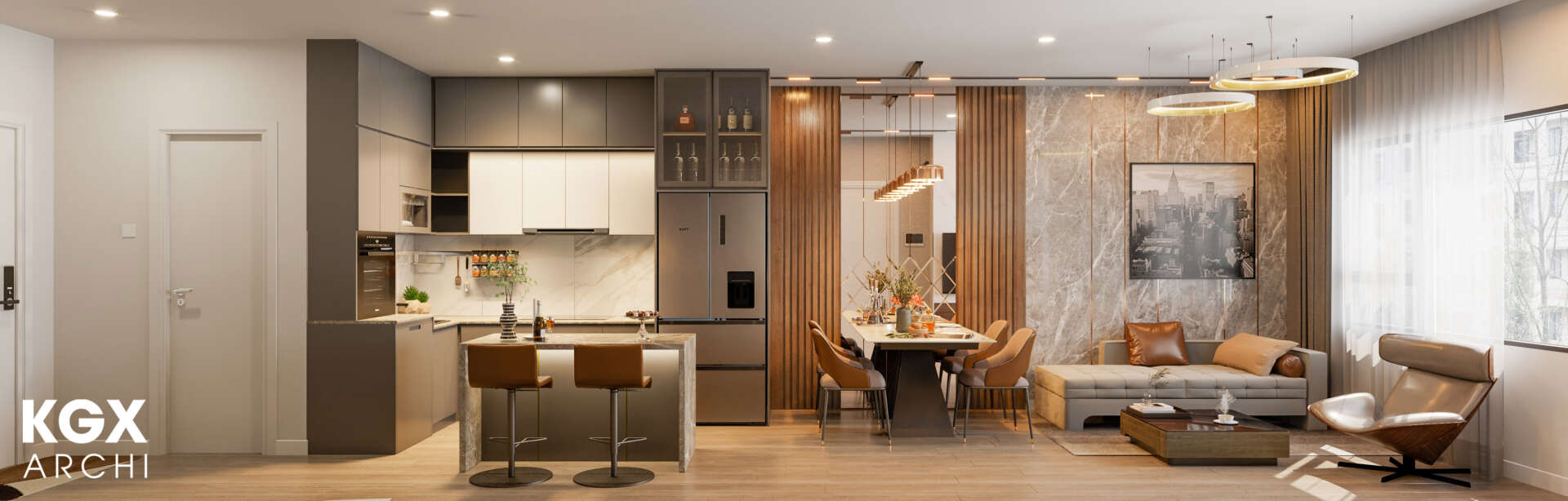 Nội thất Căn hộ dự án DIYAS SKY Block 1