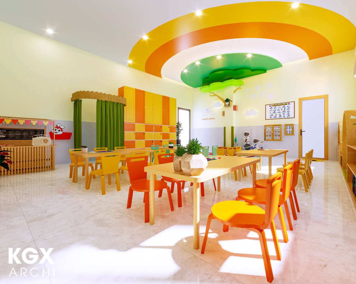 Cải tạo nhà trẻ KID'S KINGDOM