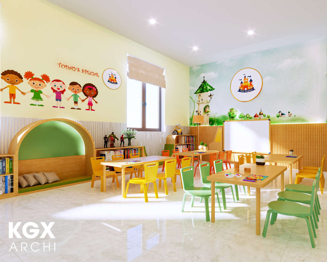Cải tạo nhà trẻ KID'S KINGDOM