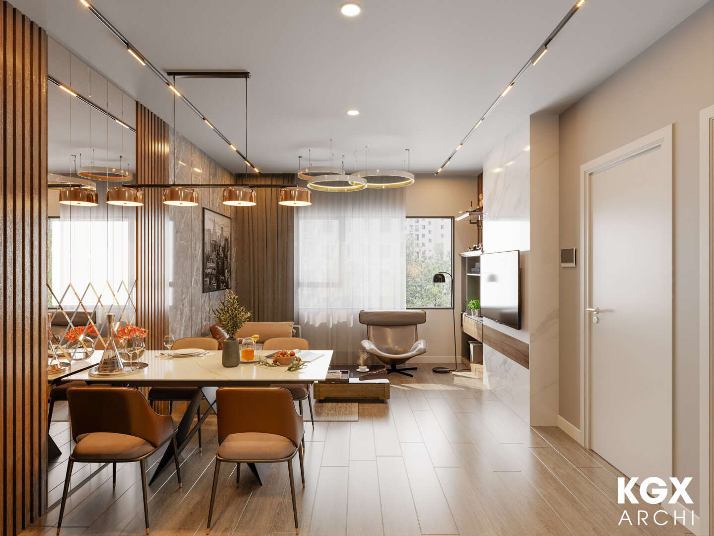 Nội thất Căn hộ dự án DIYAS SKY Block 1