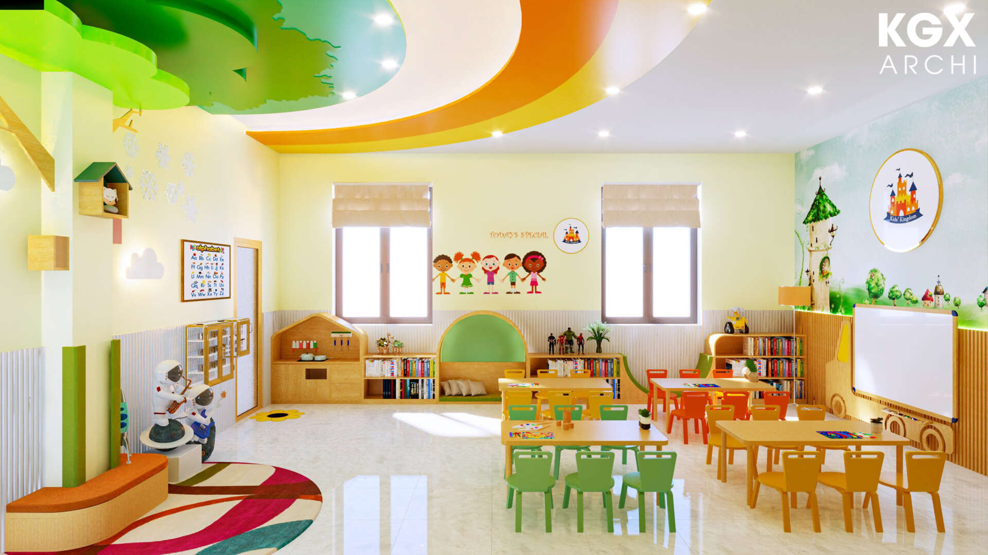 Cải tạo nhà trẻ KID'S KINGDOM