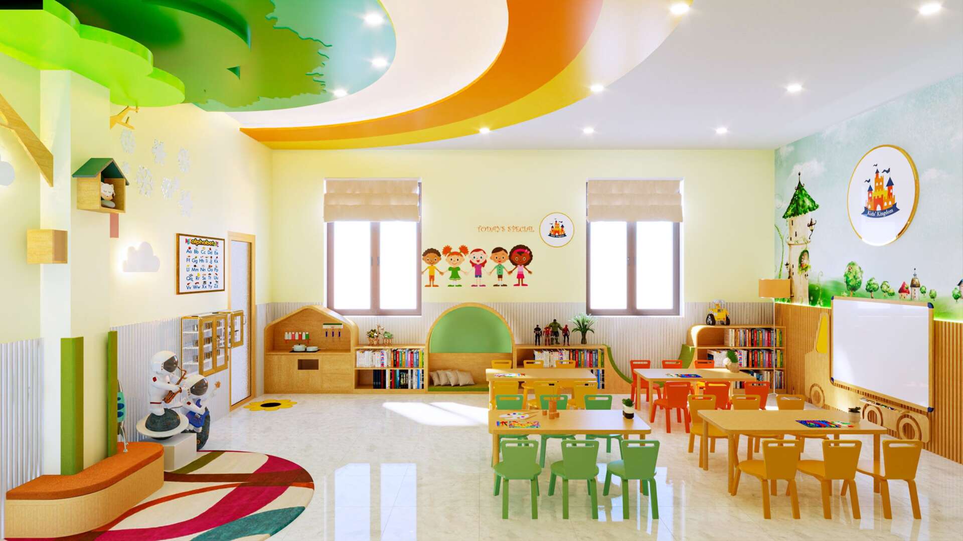 Cải tạo nhà trẻ KID'S KINGDOM