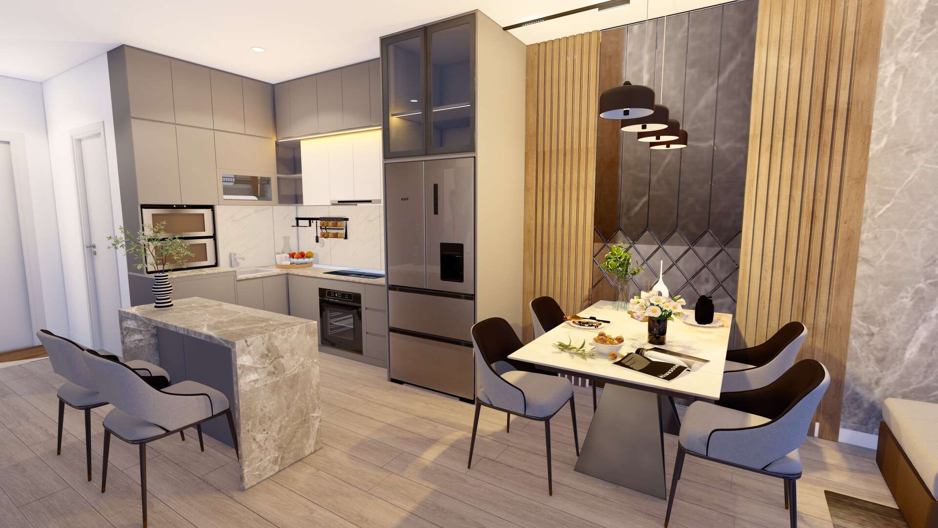 Nội thất Căn hộ dự án DIYAS SKY Block 1