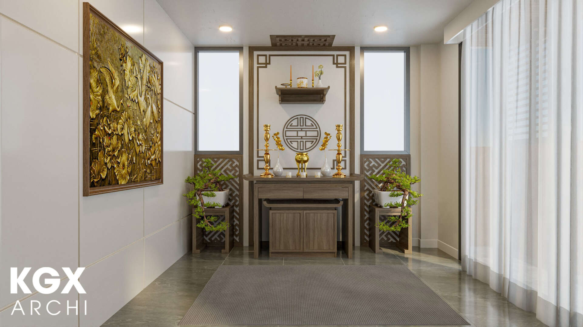 Nội thất nhà cô Khánh Thiện