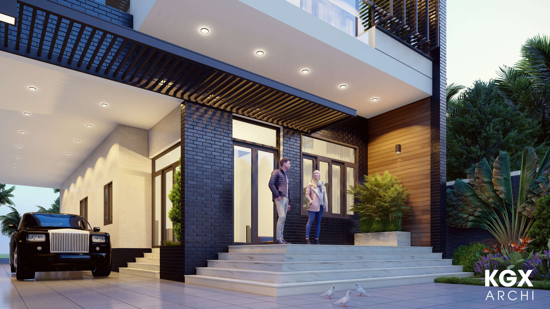 Biệt thự hiện đại nhà chị Yến