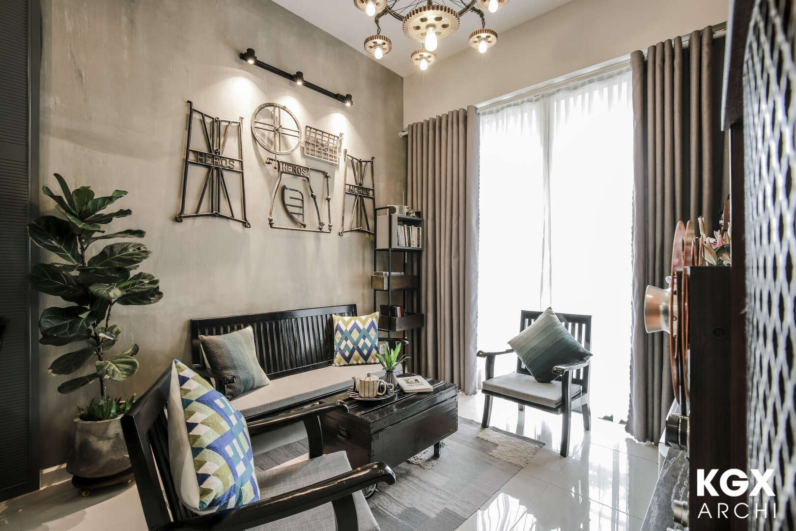 Nội thất nhà anh Tùng