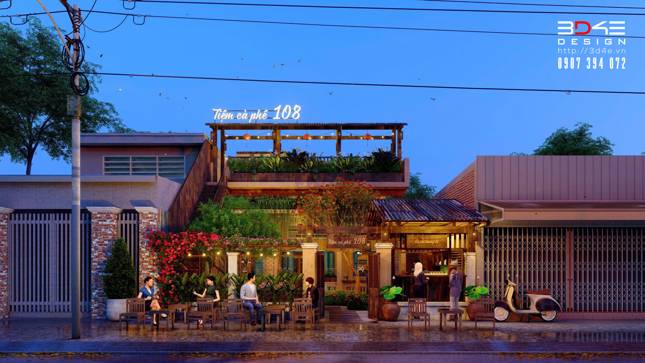 Tiệm Cafe 108